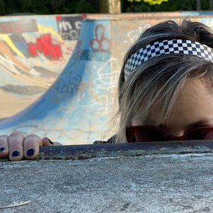 Hipsy Adjustable NO SLIP Checkerboard Black & White Wide Non-Slip Headband